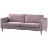 Dekoria Poťah na sedačku Karlstad (rozkladací, 3-miestny, krátky), Gammelrosa, 224 x 89 x 64 cm, Velvet, 704-14