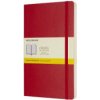 Moleskine Scarlet Red Large Squared Notebook Soft