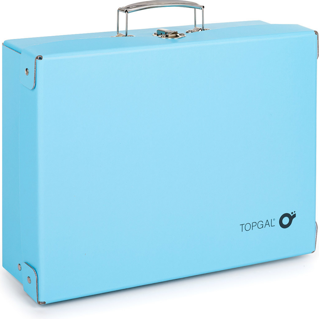 Kufřík na výtvarné potřeby modrý Topgal CASE 24063