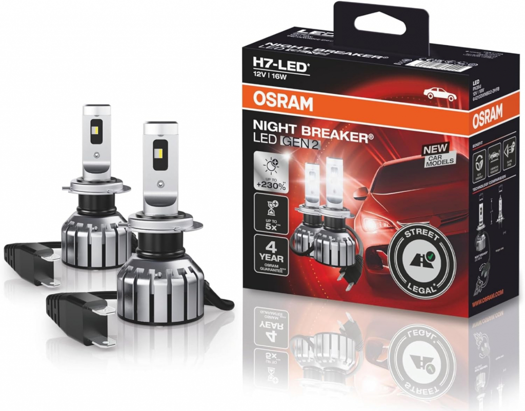 OSRAM NIGHT BREAKER® H7-LED GEN2 12V 19W 6000K