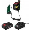 Parkside® Aku čerpadlo na dažďovú vodu 20 V Prpa 20-Li B3 + Smart akumulátor 20 V/4 Ah + Rýchlonabíjačka akumulátora 20 V/4,5 A (800012839)
