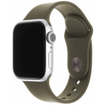 FIXED Silicone Strap na Apple Watch 42/44/45 mm olivový FIXSST-434-OL