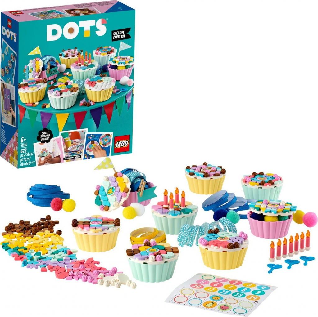 LEGO® 41926 DOTS Cupcake Party Set s 8 košíčkami