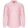 Tommy Hilfiger Košele s dlhým rukávom SOLID HERITAGE OXFORD RF SHIRT Ružová