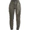 DÁMSKE NOHAVICE ARMY S INTEGROVANÝM OPASKOM - OLIV ZELENÁ