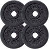 SCSports Sada liatinových kotúčov, 4 x 2,5 kg