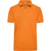 James & Nicholson Polokošile JN 801, krátký rukáv, pánská COT02080123513-orange 3XL Oranžová