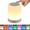 Nočná lampa LED RGB farebná dotyková multifunkčná s 10W reproduktorom