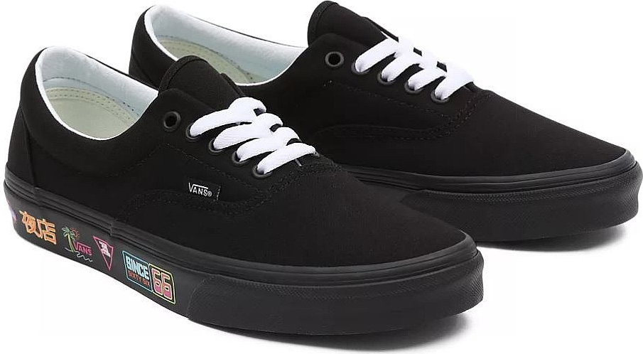 Vans Era market black neon