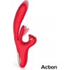 Action Limbe, silikónový vibrátor na bod G a klitoris 26,5 x 3,3 cm