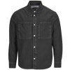 Calvin Klein Jeans Bundy CANVAS RELAXED LINEAR SHIRT Čierna