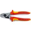 KNIPEX Nožnice na káble 165mm zaisťovacie vde