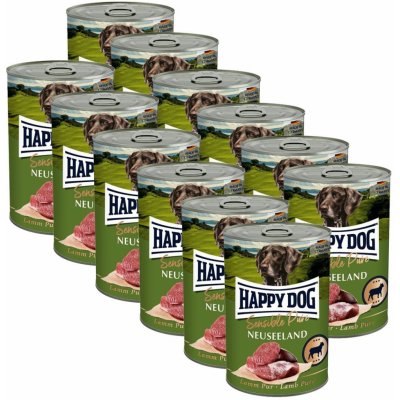 Happy Dog Lamm Pur Neuseeland 12 x 400g / jahňacie