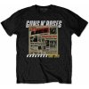 Guns N' Roses Lies Track List (Back Print) Black XL Tričko