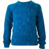 ActiveKids - detské funkčné oblečenie a doplnky ActiveKids merino detské unisex tričko s dlhým rukávom teplé - Lesné zvieratká Farba: Modrá, Veľkosť: 134 - 140/146