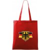 Nemecká orlica a vlajka - Taška bavlnená - 42 x 38 cm ( Červená )