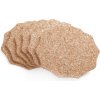 Makro Podložka korok osemhran 10cm 6ks