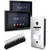 Dverný videotelefón Evolveo DoorPhone ID-2, 2-drôtový videotelefón pre dva byty s RFID, odtlačkom prsta a podporou ONVIF ka DP-ID-2-S