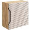 CMD Skrinka do kúpeľne OCEAN BEIGE 83-35-1DQ Dub olejovovaný/béžová laminát 35 cm x 35 cm x 19 cm
