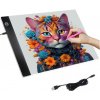 GRAFICKÝ TABLET DETSKÁ KRESLIACA TABUĽA KRESLIACA DOSKA LED+5