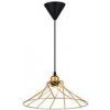 GTV Stropní svítidlo TILIA 2, 7863, AC 220–240 V, 50/60 Hz, 1*E27, IP20, prům. 35 cm, jednoduché, zlaté