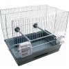 Inter-Zoo Klietka pre kanárika 39x25x33,5 cm čierna vanička