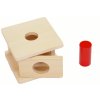 Montessori Box na vkládání úzkého válečku