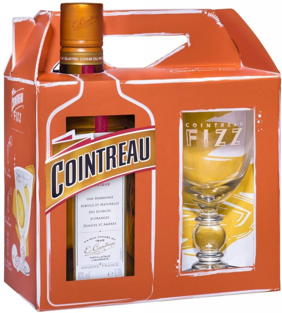 Cointreau 40% 0,7 l (darčekové balenie 1 pohár)