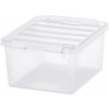 SmartStore Úložný box s bielymi klipmi Classic, 2 l, 2 l