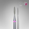 Staleks fréza FA10R016/8 diamantová plamienok 1,6 mm