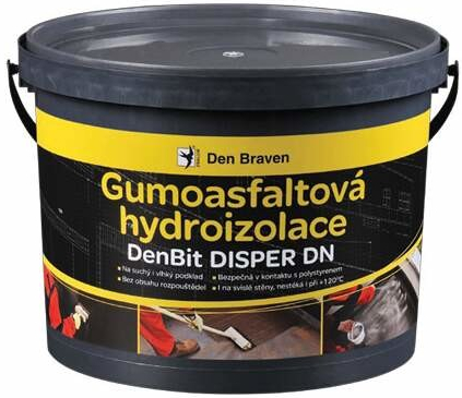 DEN BRAVEN Gumoasfaltová hydroizolácia DenBit DISPER DN 10 kg