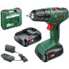 Bosch Náradie - 18V AKU vŕtací skrutkovač, 2x aku 2,0 Ah Li-Ion, nabíjačka 06039D8005