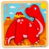 Bigjigs Toys Drevené vkladacie puzzle Diplodocus