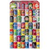 Puzzle Miniature series Soft Cans Educa 1000 dielov a Fix lepidlo od 12 rokov