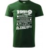 1995 v kocke - Klasické pánske tričko vyššej gramáže - 3XL ( Fľaškovozelená )