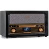 Auna Belle Epoque 1906 DAB, retro stereo systém, rádio, DAB rádio, UKW rádio, prehrávanie MP3, BT (Belle Ep 1906 DAB BK)
