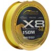 Mistrall Shiro Silk X8 žltá 150 m 0,25 mm