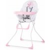 Jedálenská stolička CHIPOLINO Jedálenská stolička Teddy Blush (STHTD02204BH)