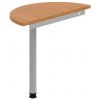 OFFICE PRO s.r.o. HOBIS prídavný stôl zakončovací oblúk - GP 80, jelša