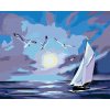 ZUTY Maľovanie podľa čísel - ČAJKA NAD MOROM (D. RUSTY RUST) Rámovanie: bez rámu a bez vypnutia plátna, Rozmer: 40x50 cm