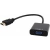 Gembird redukcia HDMI na VGA + audio M/F, káblová 0,15m A-HDMI-VGA-03