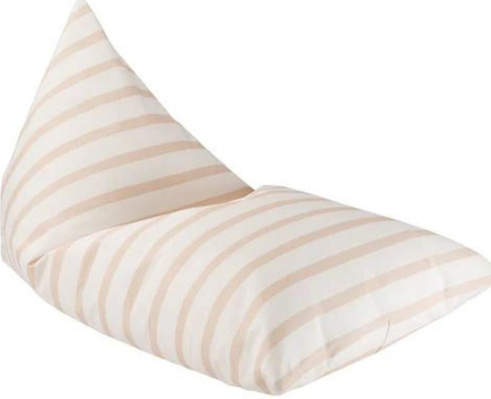 Wigiwama Sedací vak Lounger Beige Stripes