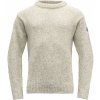 Devold vlněný svetr Nansen Wool Sweater grey melange