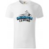 Badminton legend - Tričko z organickej bavlny - S ( Biela )