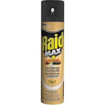 Raid MAX 3 v 1 lezoucí hmyz 400 ml