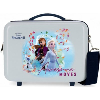 DISNEY FROZEN Awesome ABS Cestovný kozmetický kufrík 21x29x15cm 9l 4053921