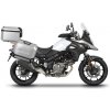 Kompletná sada hliníkových kufrov SHAD TERRA, 48L topcase 36L/36L bočné kufre, vrátane montážnej sady a platne SHAD SUZUKI DL 1000 V-Strom/ DL 1050 V-Strom