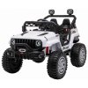 mamido Elektrické autíčko jeep Off-road Speed ​​4x4 biele