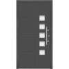 Splendoor Hliníkové vchodové dvere Moderno M520/B, antracitová metalíza, 110 P