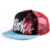 PITCHA šiltovka NICE DAY trucker snapback turquoise/pink